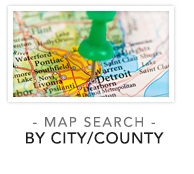 Map search by city county
