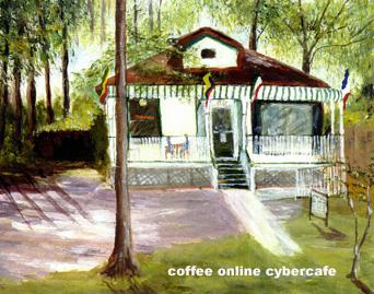 Unique Coffee Shops on Coffee Online  A Unique Coffee Shop   Cybercafe  Where Computer