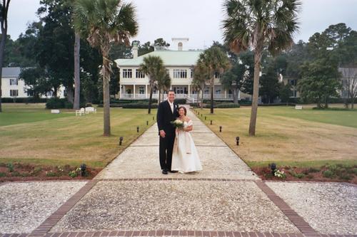 Bride & Groom At Melrose on Daufuskie