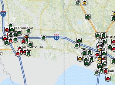 Search New Orleans Area Properties by Map!
