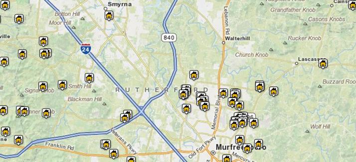 Search All Area Properties by Map