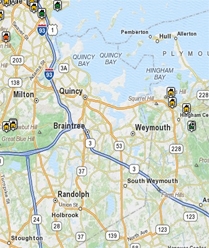 Greater Boston search Map