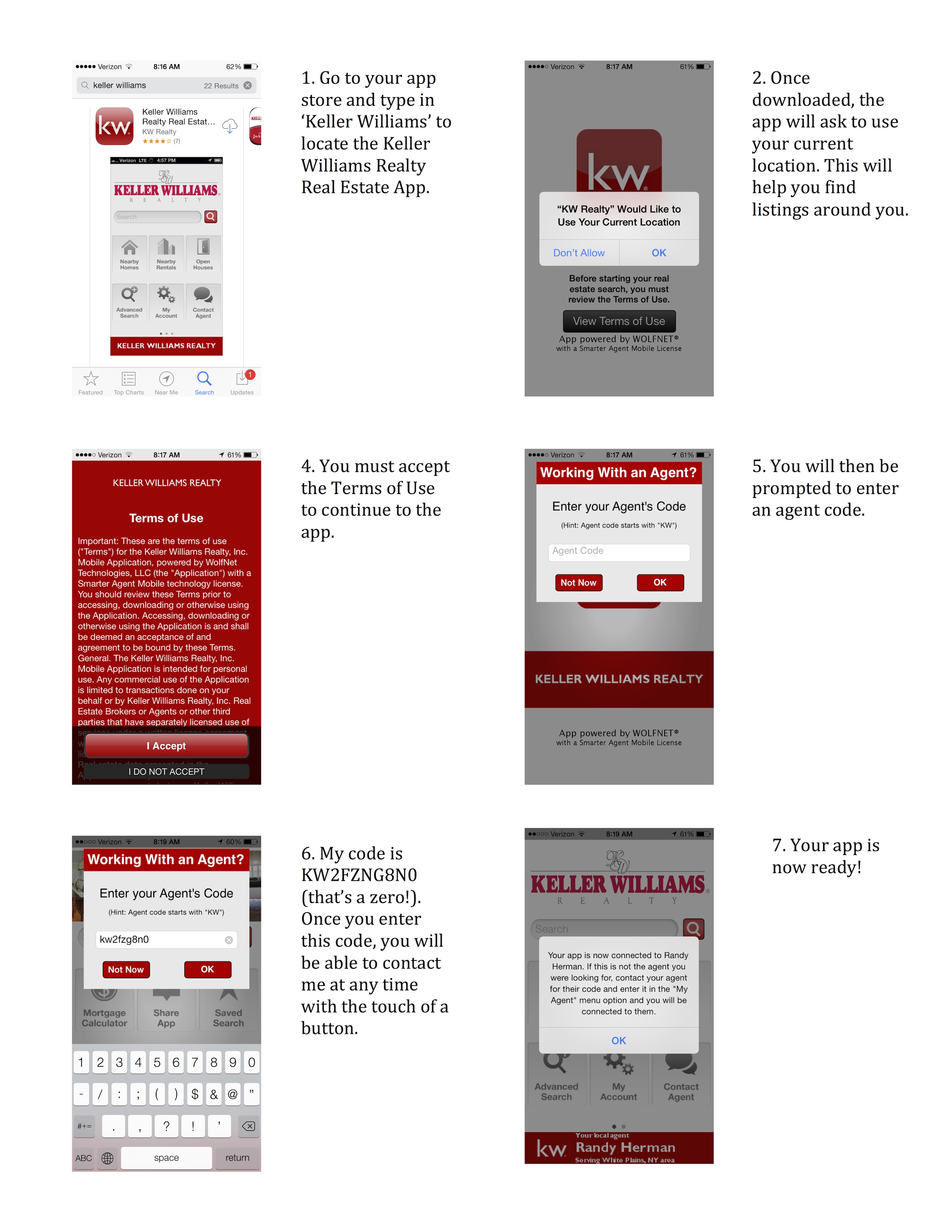 How To Download Keller Williams Realty App to Search For Properties Randy Herman