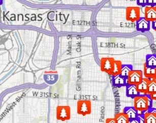 View Kansas City Area Listings by Map
