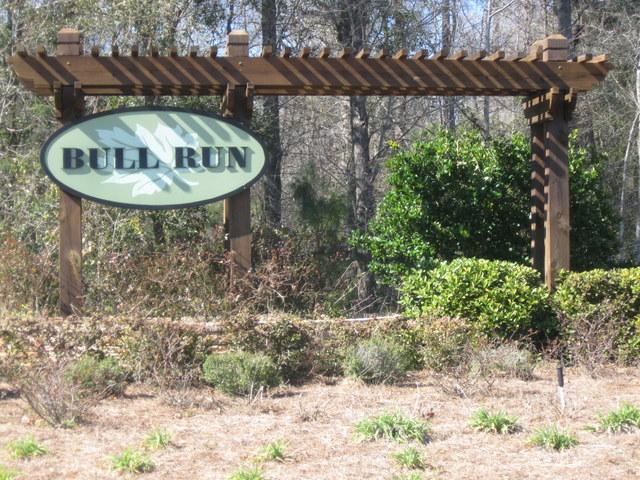 The Entrance of Bull Run - Click Here to see available homes