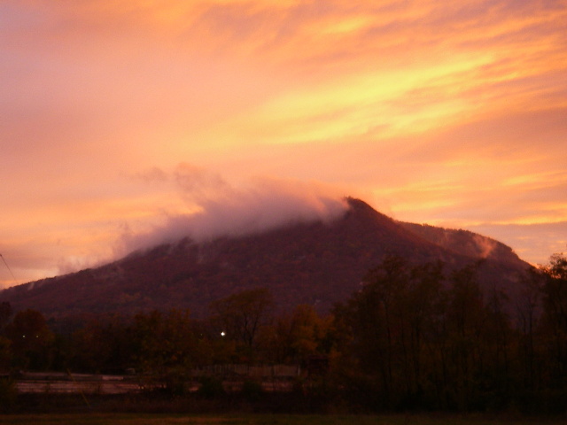 Lookout Mountain At Sunset After a Rain