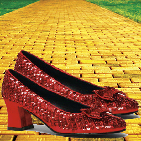 In The Wizard of Oz where does the red brick road go