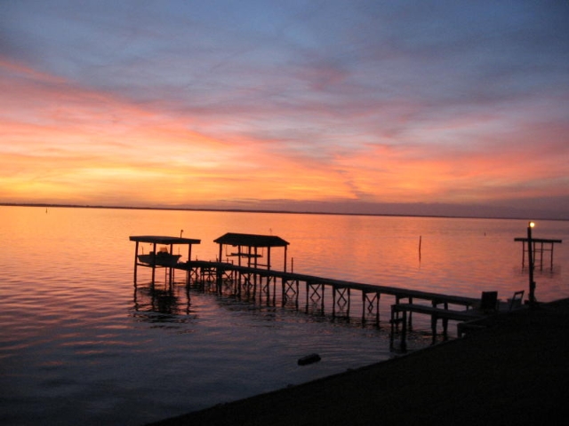 Sunset on the Neuse River outside of Oriental NC