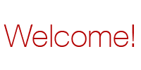 Welcome!