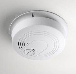 Smoke detector on ceiling - The smart home
